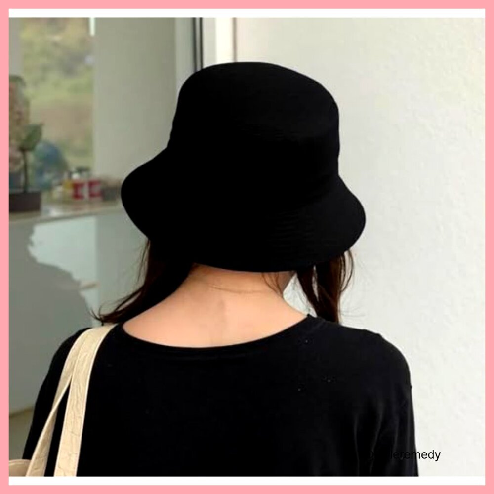 Foldable Polyester Bucket Hat Sun Protection Trav… - image 4